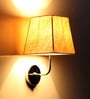 Jumilla Fabric Wall Mounted Uplight Sconce (Yellow)