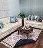 Brown Persian Faux Silk 3 ft x 5 ft Hand Woven Carpet