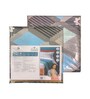 Brown Traditional 150 TC Cotton Single Bed Sized Bed Sheets With 1 Pillow Cover