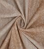 Brown Traditional 120TC Cotton Double Bedsheet with 2 Pillow Covers