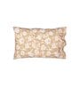Brown Floral 144 TC Cotton 1 Double Bedsheet with 2 Pillow Cover