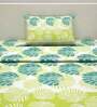 Brown Floral 144 TC Cotton 4 Pieces Bedding Set Pearl Marigold Collection