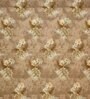 Brown Floral 144 TC Poly Cotton Single Bed Sized Bed Sheets With 1 Pillow Cover