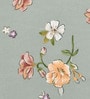 Green Floral 220 Tc Cotton Super King Bedsheet With 2 Pillow Covers