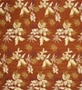 Brown Floral 280 TC Microfibre Fitted Single Bedsheet 1 Pillow Cover