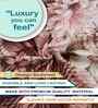 Brown Floral 300 TC Cotton Blend 7D King Size Fitted Double Bedsheet with 2 Pillow Covers