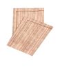 Brown Floral 300 TC Cotton Blend Fitted Queen Bedsheet with 2 Pillow Covers