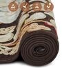 Brown Floral 4x6 Feet Machine Made Carpet