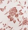 Brown Floral 600TC Cotton Super King Sized Double Bedsheet with 2 Embroidery Pillow Covers