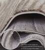 Brown Floral Polypropylene 6 ft x 4 ft Machine Made Carpet