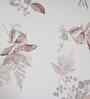 Brown Floral Print 300 TC Cotton Double Bed Sheet with 2 Pillow Covers Sensory Bloom Collection