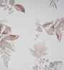 Brown Floral Print 300 TC Cotton Single Bed Sheet with 1 Pillow Cover Sensory Bloom Collection