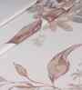 Brown Floral Print 300 TC Cotton Single Bed Sheet with 1 Pillow Cover Sensory Bloom Collection