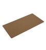 Brown Formal Plain Laptop Mat & Keyboard Mat