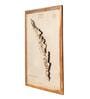 Brown Framed Laser Engraved & Hand Crafted Multi-layered 3D Kerala Wooden Map