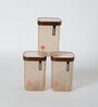 Brown Fusion Plastic Container (Set of 3)