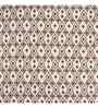 Brown Geometric 144 TC Microfiber King Sized Bedsheet Bedsheet 2 Pillow Heaven Collection
