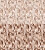 Brown Geometric 180 TC Cotton King Sized Bed Sheets with 2 Pillow Covers