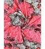 Pink Floral 200 TC Cotton Double Queen Sized Bedsheet With 2 Pillow Covers