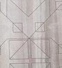 Brown Geometric 210 TC Cotton (Set of 4) Double Bed Bedding Sets