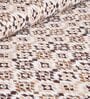 Brown Traditional 210 TC Cotton King Sized Bed Sheets with 2 Pillow Covers