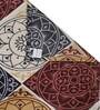Brown Geometric 210 TC Cotton Single Bed Sheet With 1 Pillow Cover