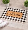 Multicolor Slogan Coir 30 x 18 Inches Anti Skid Door Mat