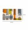 Multicolor Geometric Coir 30 x 18 Inches Anti Skid Door Mat