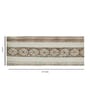 Brown Traditional Cotton 28x8 Inches Antiskid Stair Mats (1Pc)