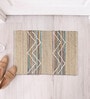 Brown Geometric Hand Woven 3 Ft X 2 Ft Dhurrie