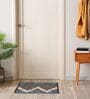 Brown Geometric Hand Woven 3 Ft X 2 Ft Dhurrie
