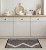 Brown Geometric Hand Woven 3 Ft X 2 Ft Dhurrie