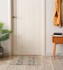 Brown Geometric Hand Woven 3 Ft X 2 Ft Dhurrie
