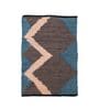 Brown Geometric Hand Woven 3 Ft X 2 Ft Dhurrie
