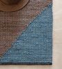 Brown Geometric Hand Woven 6 Ft X 4 Ft  Dhurrie
