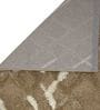 Brown Geometric Polyester 59x32 Inches Machine Made Floor Runner