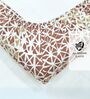 Brown Geometric Printed Fitted Bedsheet for 72 x 78 Inches Mattress with 6 Inch Depth
