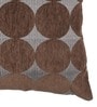 Brown Velvet Geometric 16x16 inches Cushion Cover (5Pc)