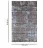 Brown Geometrical Polypropylene 9 ft x 12 ft Machine Made Carpet