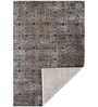 Brown Geometrical Polypropylene 9 ft x 12 ft Machine Made Carpet