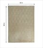Brown Geometrical Wool 4 ft x 6 ft Hand Tufted Carpet