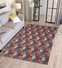 Multicolor Geometrical Wool and Cotton 5 x 8 Feet Hand tufted Carpet