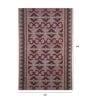 Multicolor Geometrical Wool and Cotton 5 x 8 Feet Hand tufted Carpet