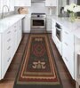 Brown Jute Geometrical 26 x 96 Inches Runner