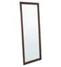 Brown Glass & Fiber Full Length Mirror