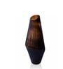Brown Glass Artistic Aura Vase Large