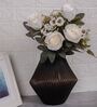 Brown Glass Artistic Aura Vase Small