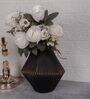 Brown Glass Artistic Aura Vase Small