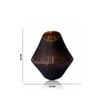 Brown Glass Artistic Aura Vase Small