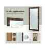Brown Glass Bathroom Wall Mirror